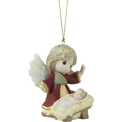 Precious Moments “Away In A Manger” Porcelain Christmas Ornament