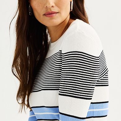 Women's Nine West Stripe Pullover Sweater