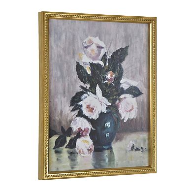 Belle Maison Printed Floral Under Glass Wall Art