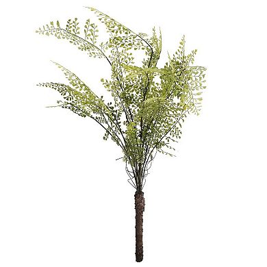 46" Green and Brown Nature Inspired Fern Bush