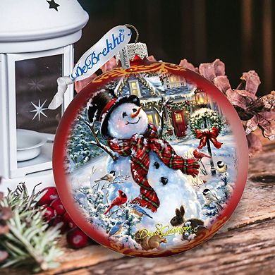 An Old-Fashioned Christmas Glass Ornament Limited Edition by D. Gelsinger