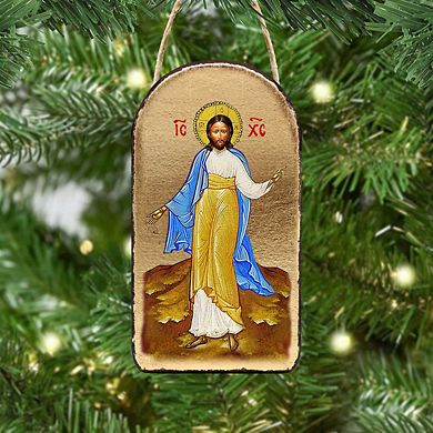 G.Debrekht Jesus Religious Christian Sacred Icon Ornament Inspirational Icon Decor