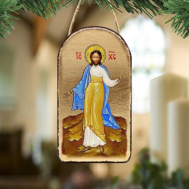 G.Debrekht Jesus Religious Christian Sacred Icon Ornament Inspirational Icon Decor