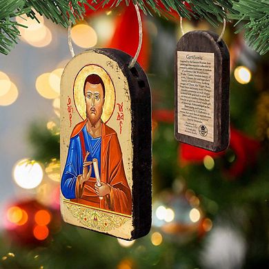 G.Debrekht Saint Jude Religious Christian Sacred Icon Ornament Inspirational Icon Decor