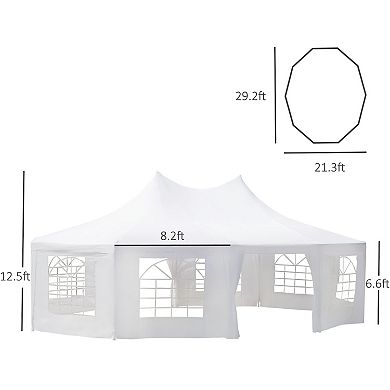 Large Outdoor Party & Wedding Tent W/ Column-less Space & Weather Resistance