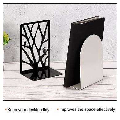 3 Set Bird L-Shaped Bookend for Home Office Stationery Storage