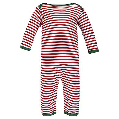 Hudson Baby Infant Boy Cotton Coveralls, Rudolph Reindeer