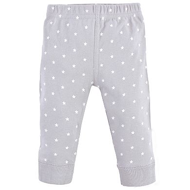 Hudson Baby Baby and Toddler Cotton Pants 4pk, Modern Elephant