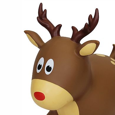 Inflatable Reindeer Hopper Toy