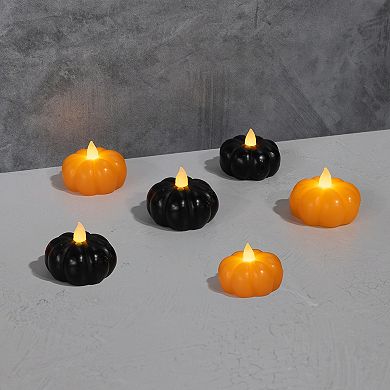 LumaBase Lighted Pumpkins 6-piece Set