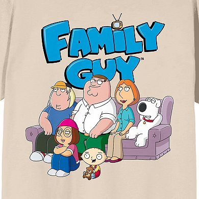 Juniors' Family Guy Group Couch Graphic Tee