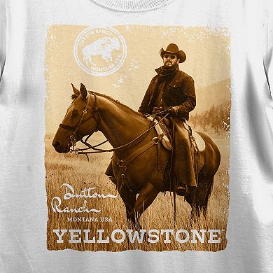 Juniors' Yellowstone Rip Wheeler Graphic Tee