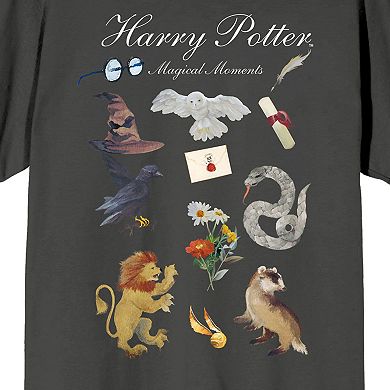 Juniors' Harry Potter Stacked Icon Graphic Tee