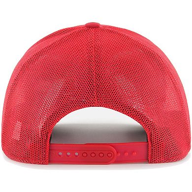 Men's '47 Red Los Angeles Angels Rangefinder brrr Trucker Adjustable Hat