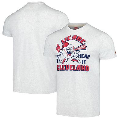Men's Homage Gray Cleveland Guardians We Are Cleveland Tri-Blend T-Shirt
