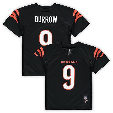 Preschool Joe Burrow Black Cincinnati Bengals Replica Player Jersey