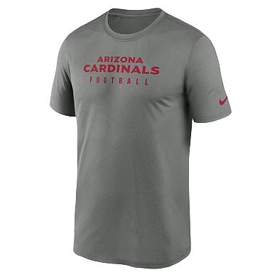 Men's Nike  Heather Gray Arizona Cardinals Sideline Legend Performance T-Shirt