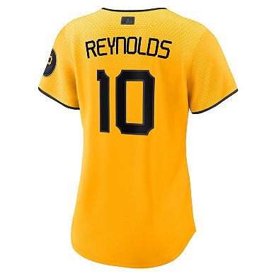 Women's Nike Bryan Reynolds Gold Pittsburgh Pirates 2023 City Connect Replica Player Jersey