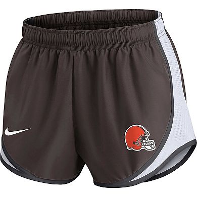Women's Nike Brown Cleveland Browns Tempo Shorts