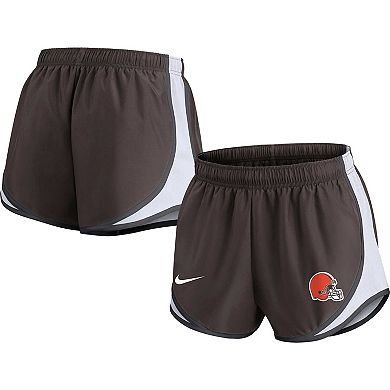 Women's Nike Brown Cleveland Browns Tempo Shorts