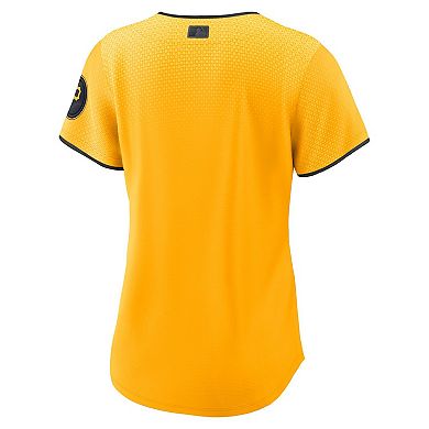 Women's Nike  Gold Pittsburgh Pirates 2023 City Connect Replica Jersey