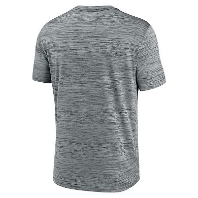 Men's Nike Heather Gray Green Bay Packers Velocity Performance T-Shirt