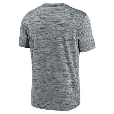 Men's Nike Heather Gray Pittsburgh Steelers Velocity Performance T-Shirt