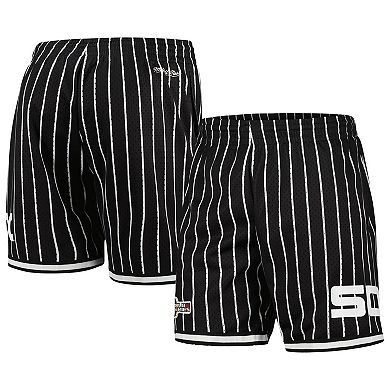 Men's Mitchell & Ness Black Chicago White Sox Cooperstown Collection 2005 World Series City Collection Mesh Shorts