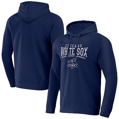 Men's Darius Rucker Collection by Fanatics  Navy Chicago White Sox Waffle-Knit Raglan Pullover Hoodie