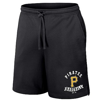 Men's Darius Rucker Collection by Fanatics Black Pittsburgh Pirates Team Color Shorts