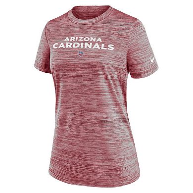 Women's Nike Cardinal Arizona Cardinals Sideline Velocity Performance T-Shirt