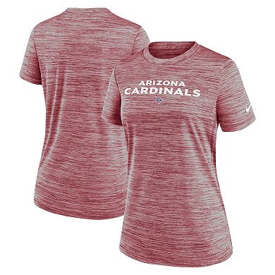 Women's Nike Cardinal Arizona Cardinals Sideline Velocity Performance T-Shirt