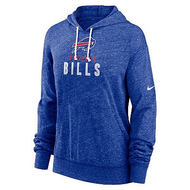 Women's Nike Royal Buffalo Bills Plus Size Gym Vintage Pullover Hoodie