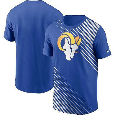 Men's Nike  Royal Los Angeles Rams Yard Line Fashion Asbury T-Shirt