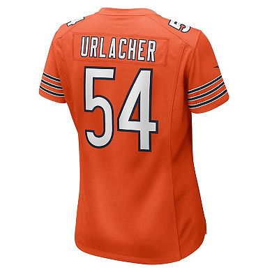 Women's Nike Brian Urlacher Orange Chicago Bears Retired Player Jersey