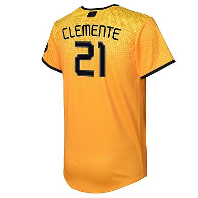 Toddler Nike Roberto Clemente Gold Pittsburgh Pirates 2023 City Connect Replica Player Jersey