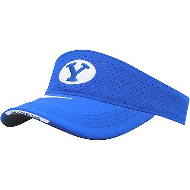 Men's Nike  Royal BYU Cougars 2023 Sideline Performance Adjustable Visor