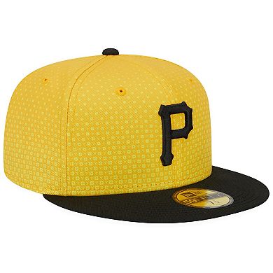 Men's New Era  Gold/Black Pittsburgh Pirates 2023 City Connect 59FIFTY Fitted Hat