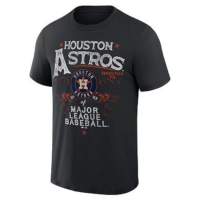 Men's Darius Rucker Collection by Fanatics  Black Houston Astros Beach Splatter T-Shirt