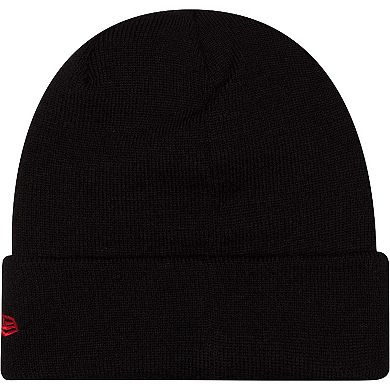 Youth New Era  Black Manchester United Essential Cuffed Knit Hat