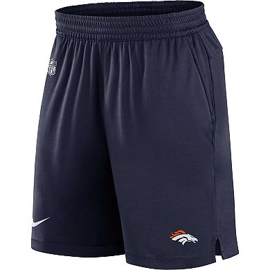 Men's Nike Navy Denver Broncos Sideline Performance Shorts