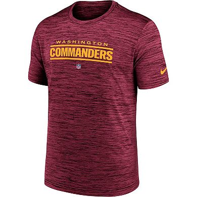 Men's Nike Burgundy Washington Commanders Velocity Performance T-Shirt