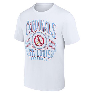 Men's Darius Rucker Collection by Fanatics White St. Louis Cardinals Distressed Rock T-Shirt