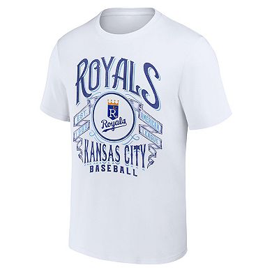 Men's Darius Rucker Collection by Fanatics White Kansas City Royals Distressed Rock T-Shirt