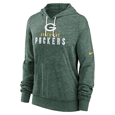 Women's Nike Green Green Bay Packers Gym Vintage Pullover Hoodie