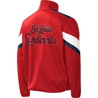 Men's G-III Sports by Carl Banks Red St. Louis Cardinals Earned Run Full-Zip Jacket