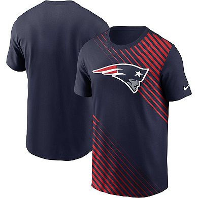 Men's Nike  Navy New England Patriots Yard Line Fashion Asbury T-Shirt