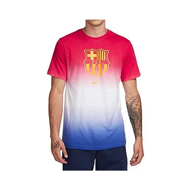 Men's Nike White Barcelona Crest T-Shirt