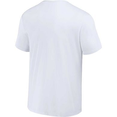 Men's Darius Rucker Collection by Fanatics White Atlanta Braves Distressed Rock T-Shirt