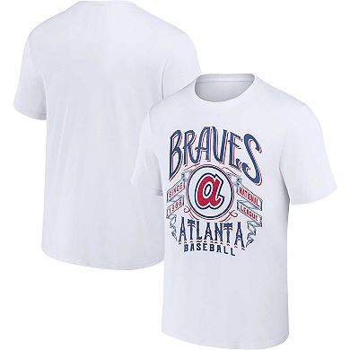 Men's Darius Rucker Collection by Fanatics White Atlanta Braves Distressed Rock T-Shirt